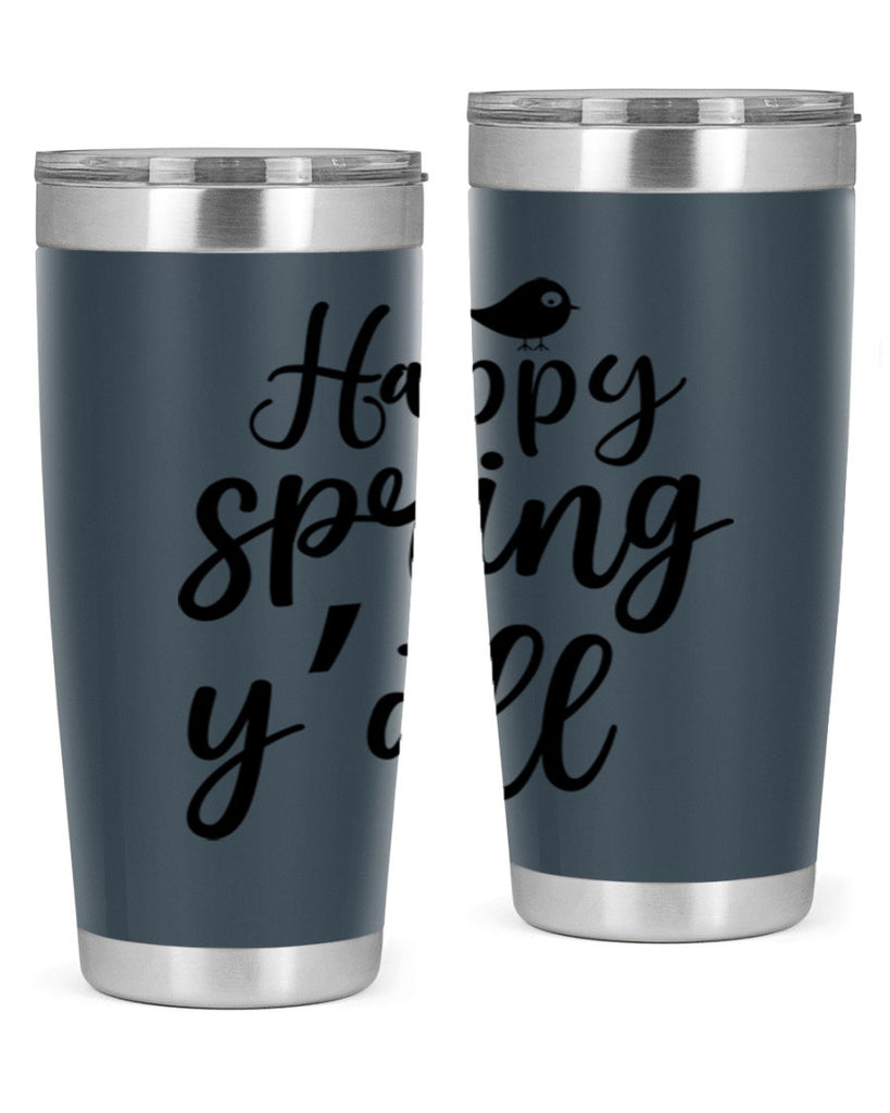 Happy Spring Y'all 167#- spring- Tumbler