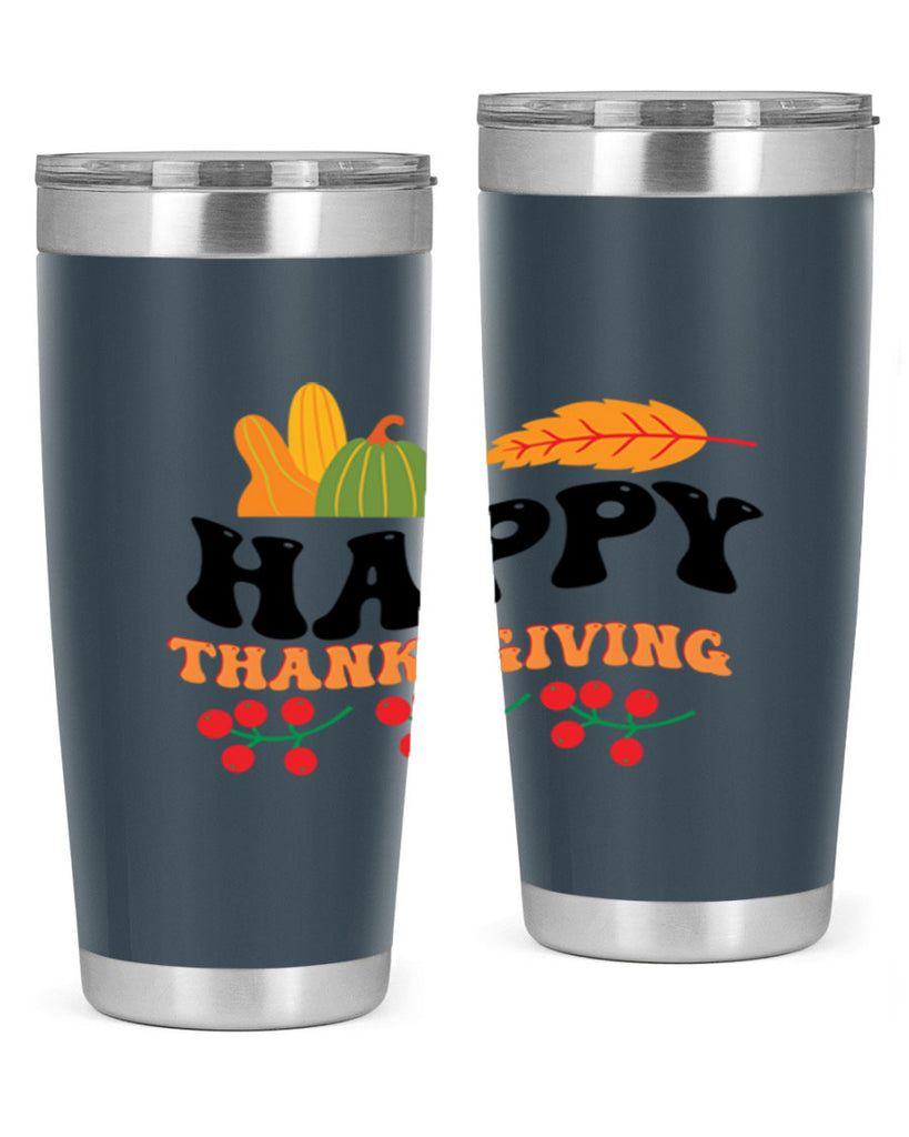 Happy Thanksgiving 251#- fall- Tumbler