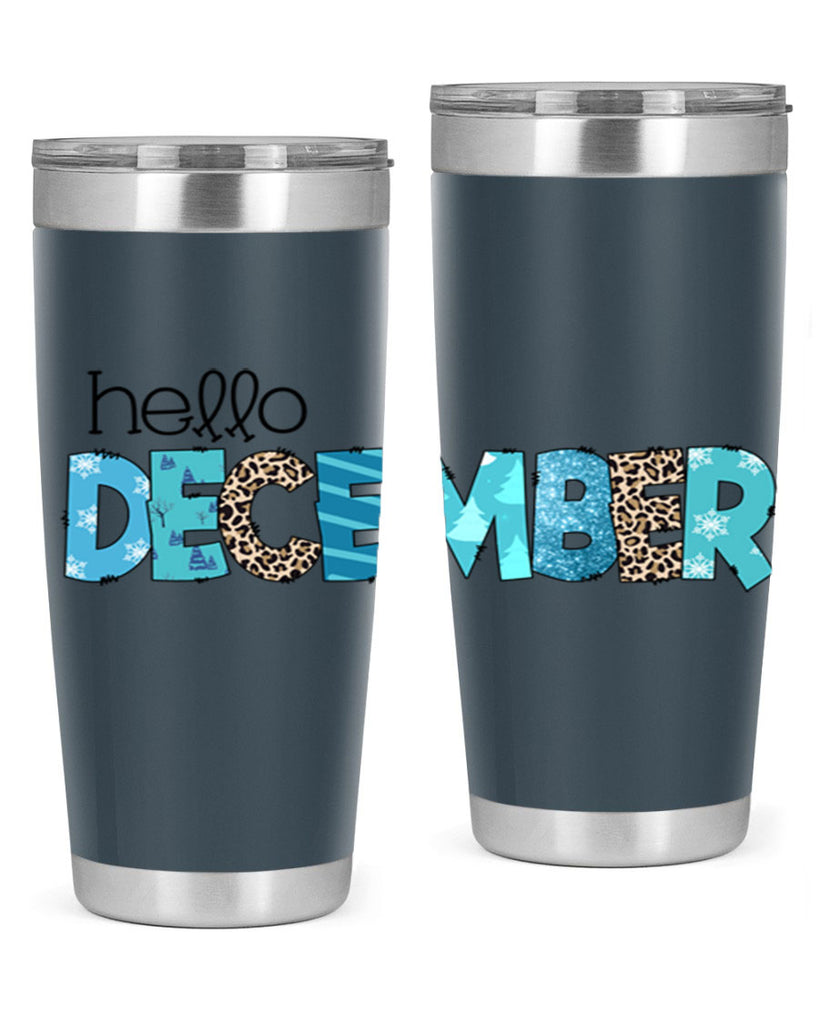 Hello December 187#- winter- Tumbler