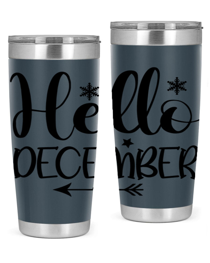 Hello December161#- winter- Tumbler
