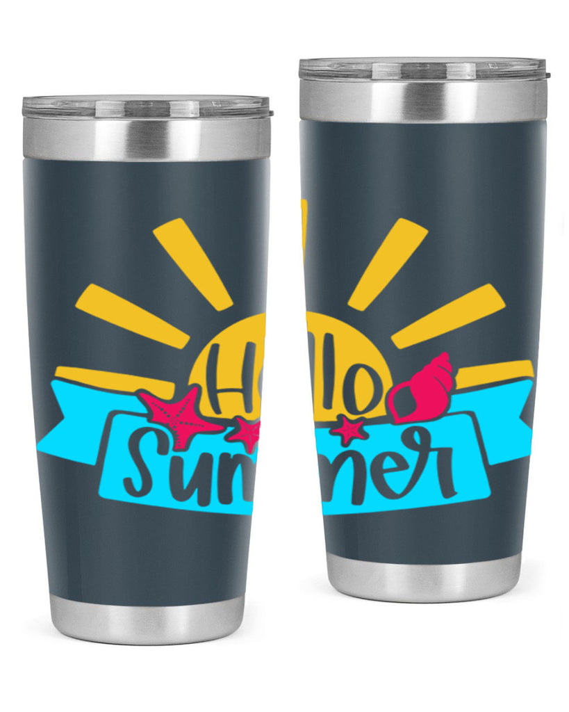 Hello Summer Style 38#- summer- Tumbler