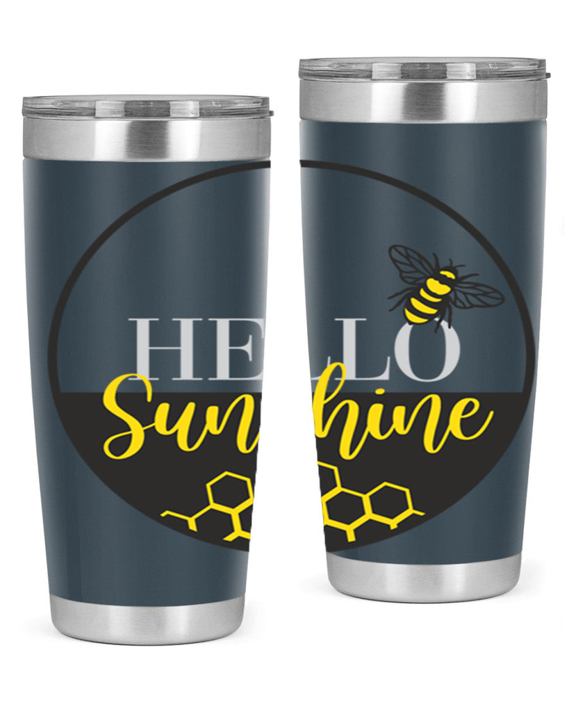 Hello Sunshine and bee216#- spring- Tumbler