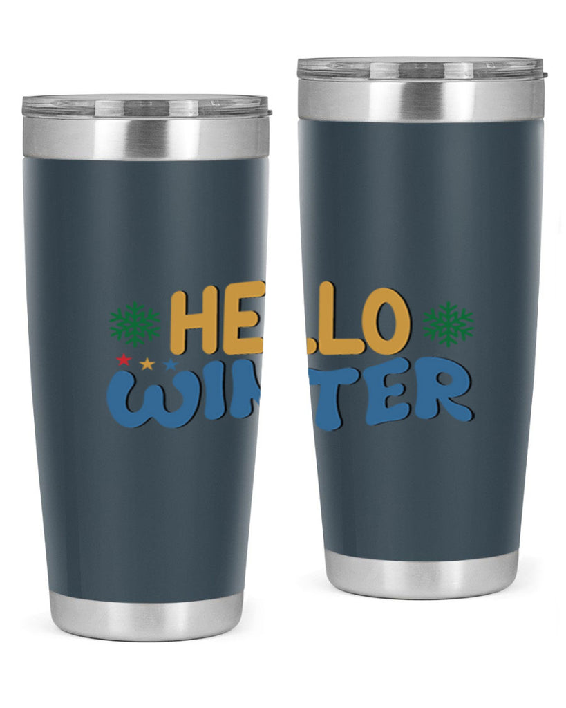 Hello Winter 181#- winter- Tumbler