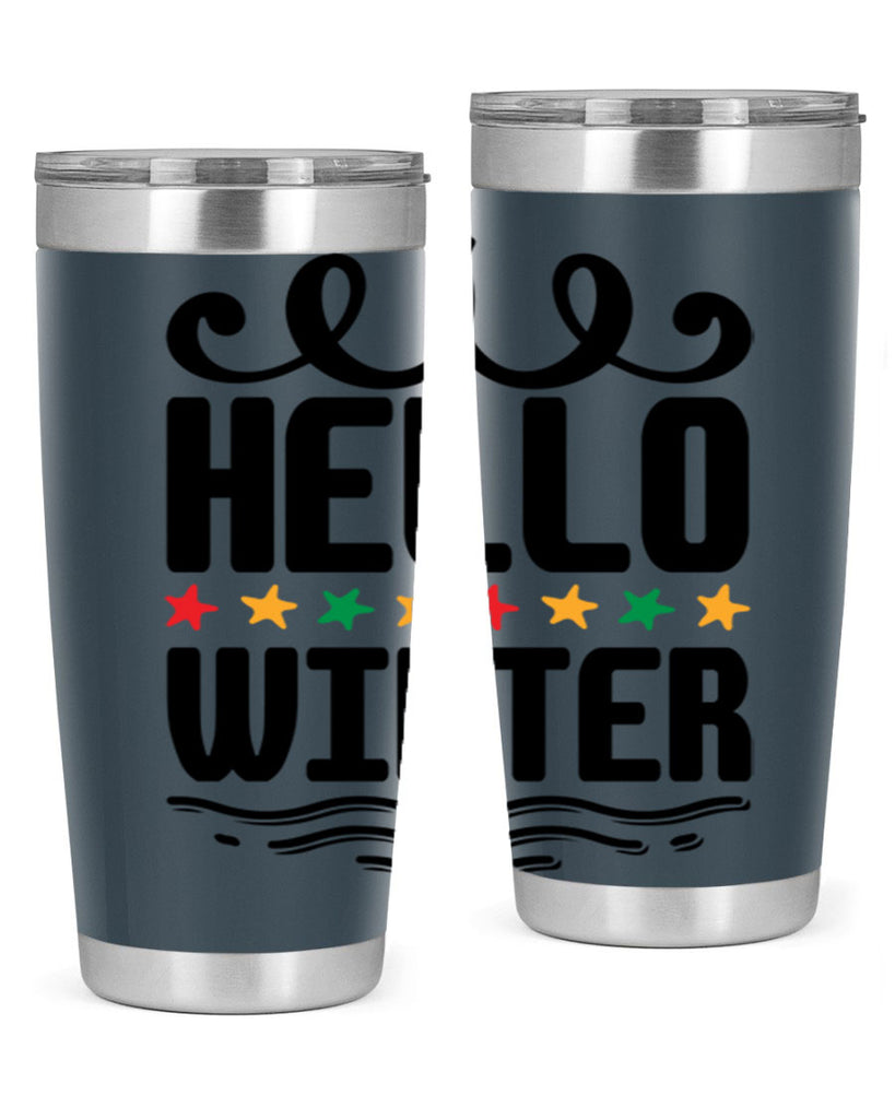 Hello Winter 185#- winter- Tumbler