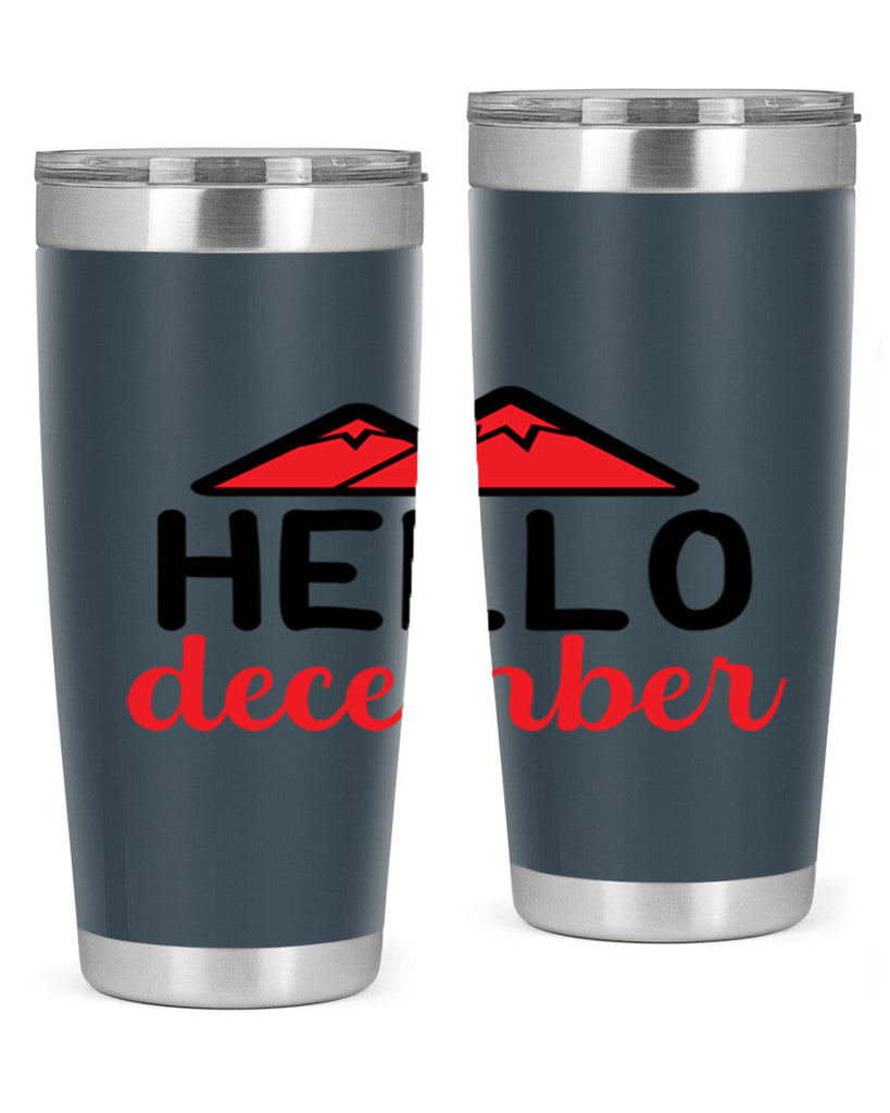 Hello december 160#- winter- Tumbler