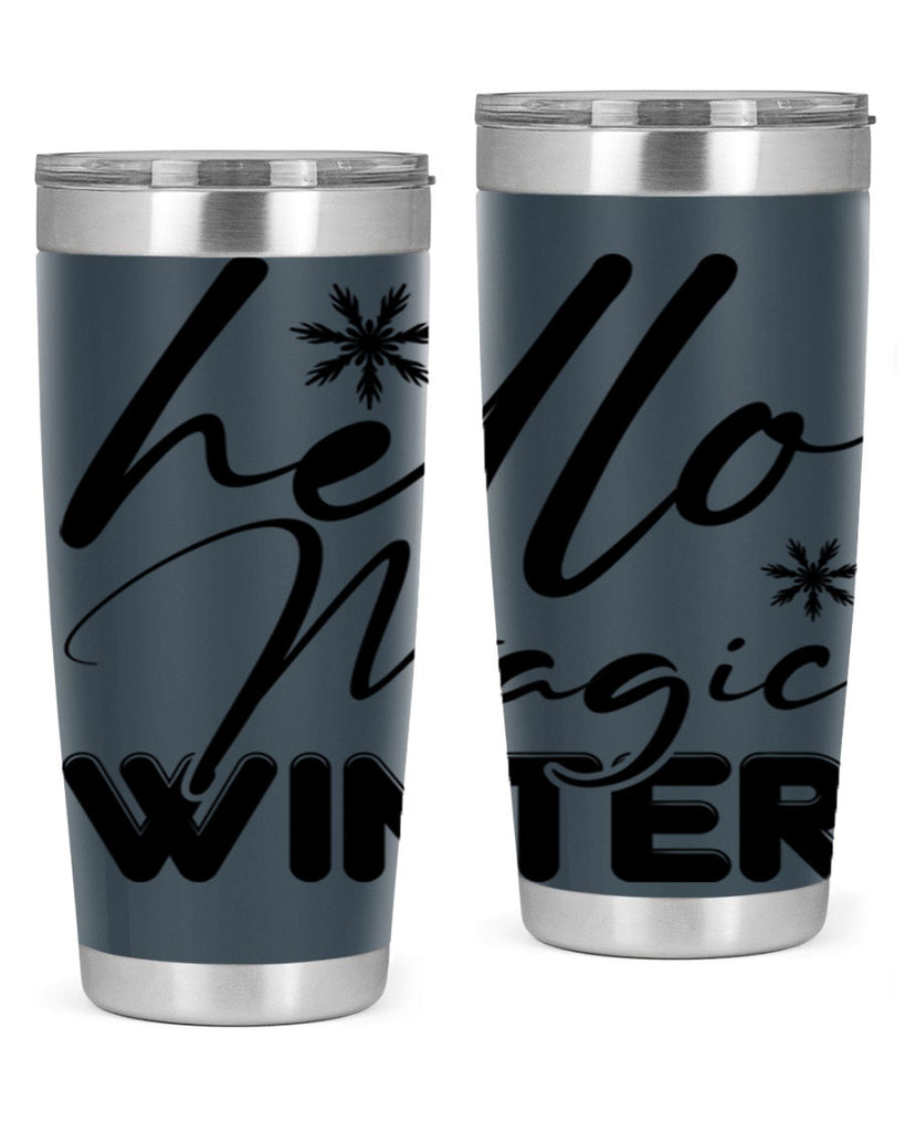 Hello magic winter 178#- winter- Tumbler