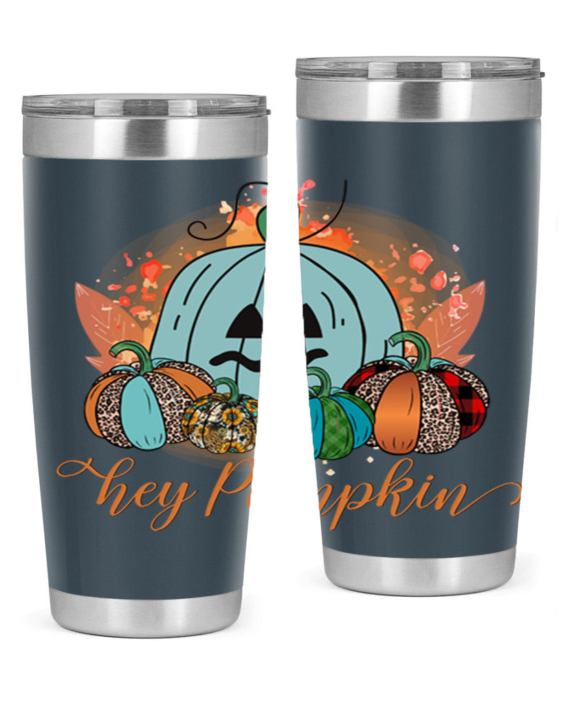 Hey Pumpkin 302#- fall- Tumbler