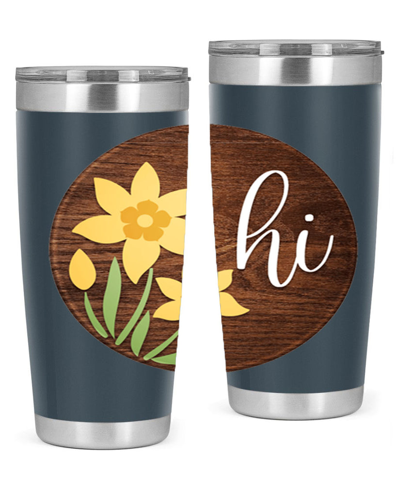 Hi daffodil flower Mockup235#- spring- Tumbler
