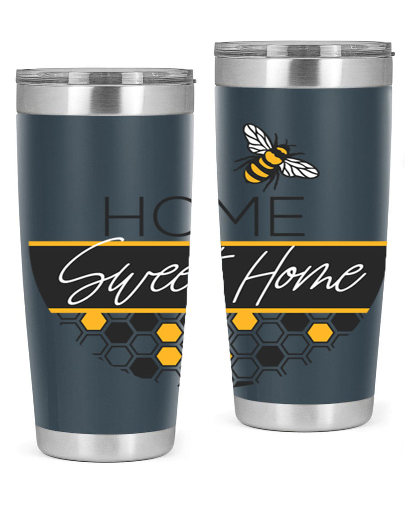 Home Sweet Home Bee and hive pattern243#- spring- Tumbler