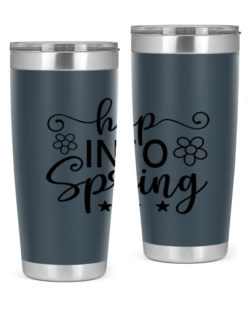 Hop into spring  252#- spring- Tumbler