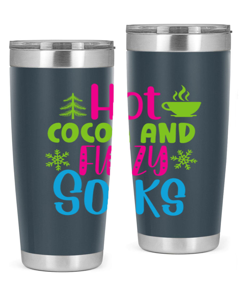 Hot Cocoa And Fuzzy Socks209#- winter- Tumbler