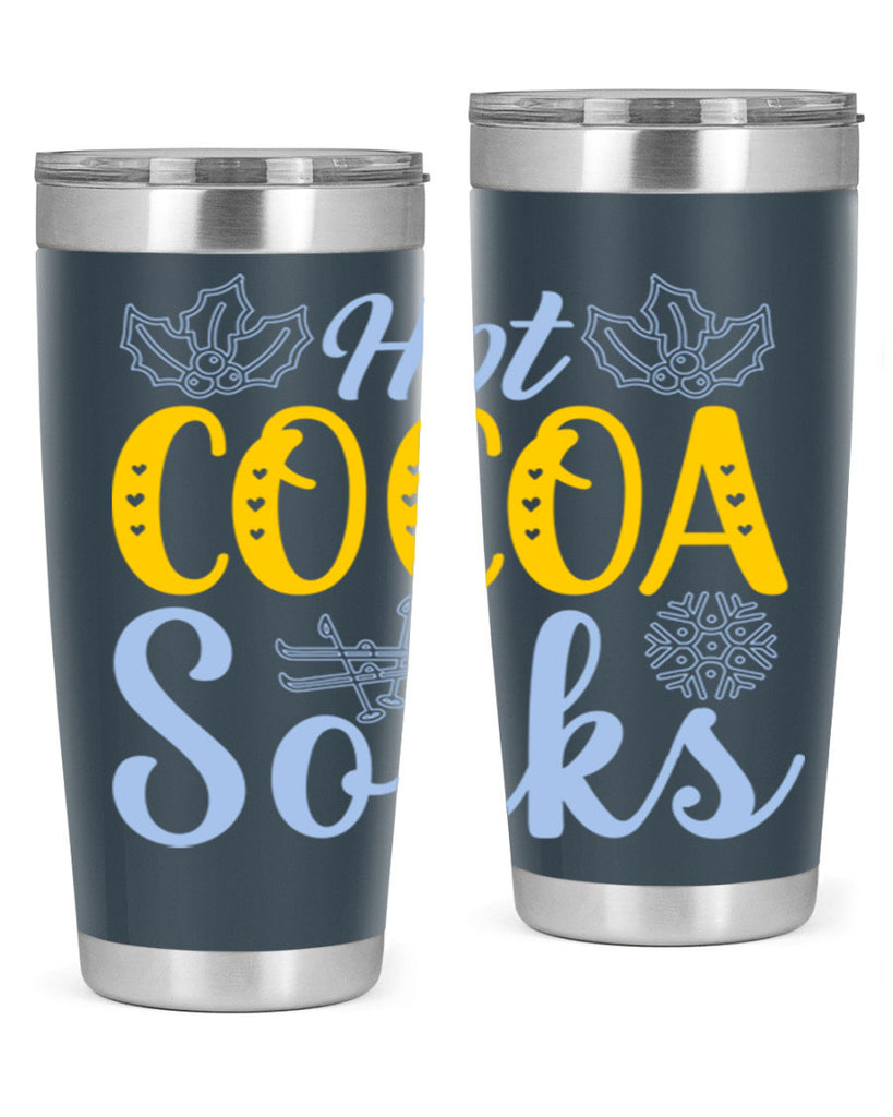 Hot cocoa socks211#- winter- Tumbler