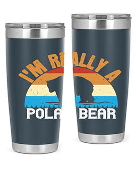 I'm Really A Polar Bear 38#- Bears- Tumbler
