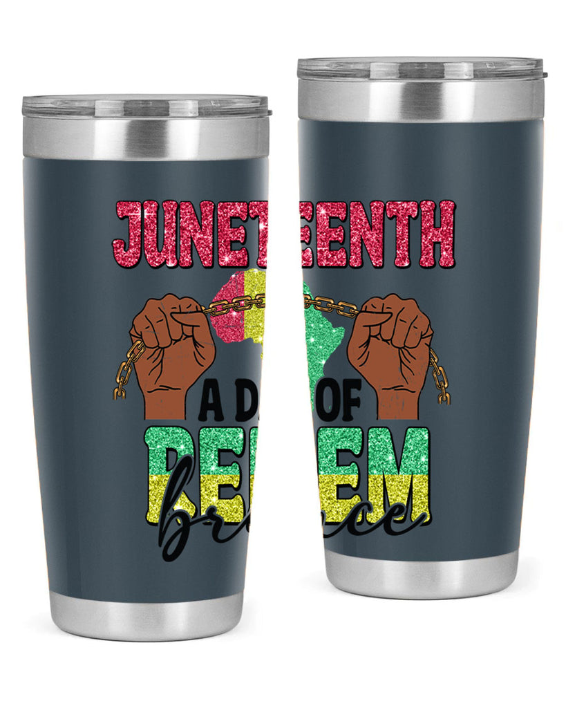Juneteenth A Day Of Remembrance Png 9#- Juneteenth- tumbler