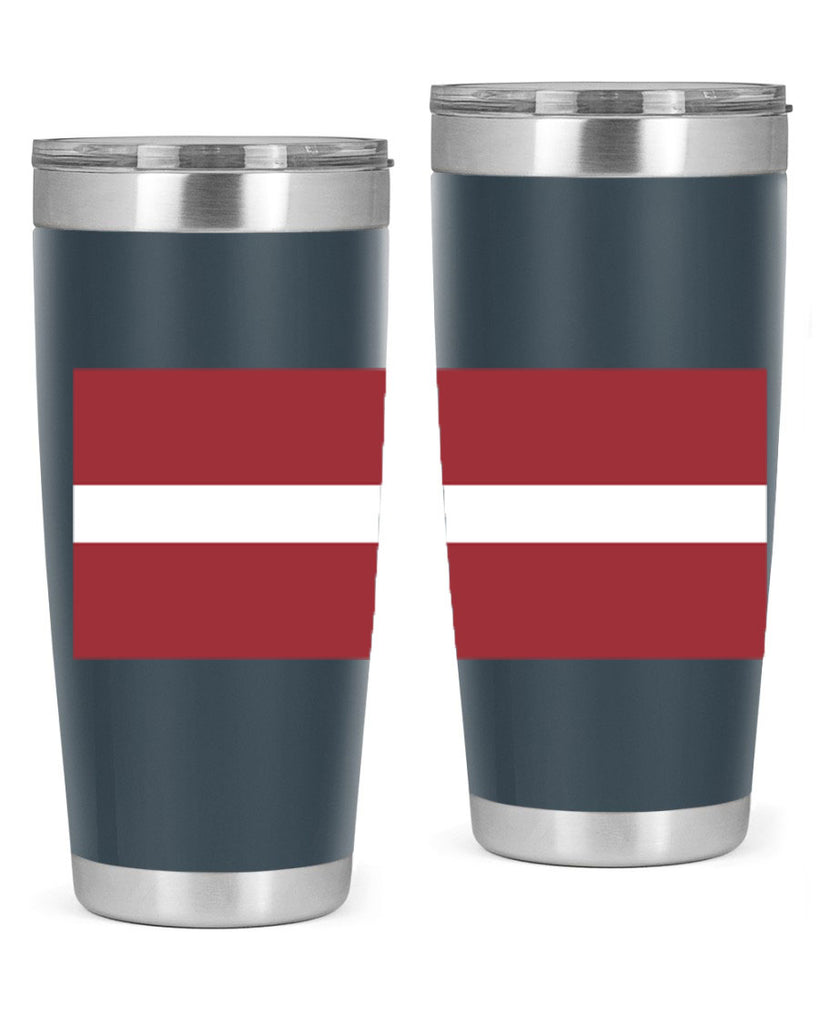Latvia 104#- world flags- Tumbler