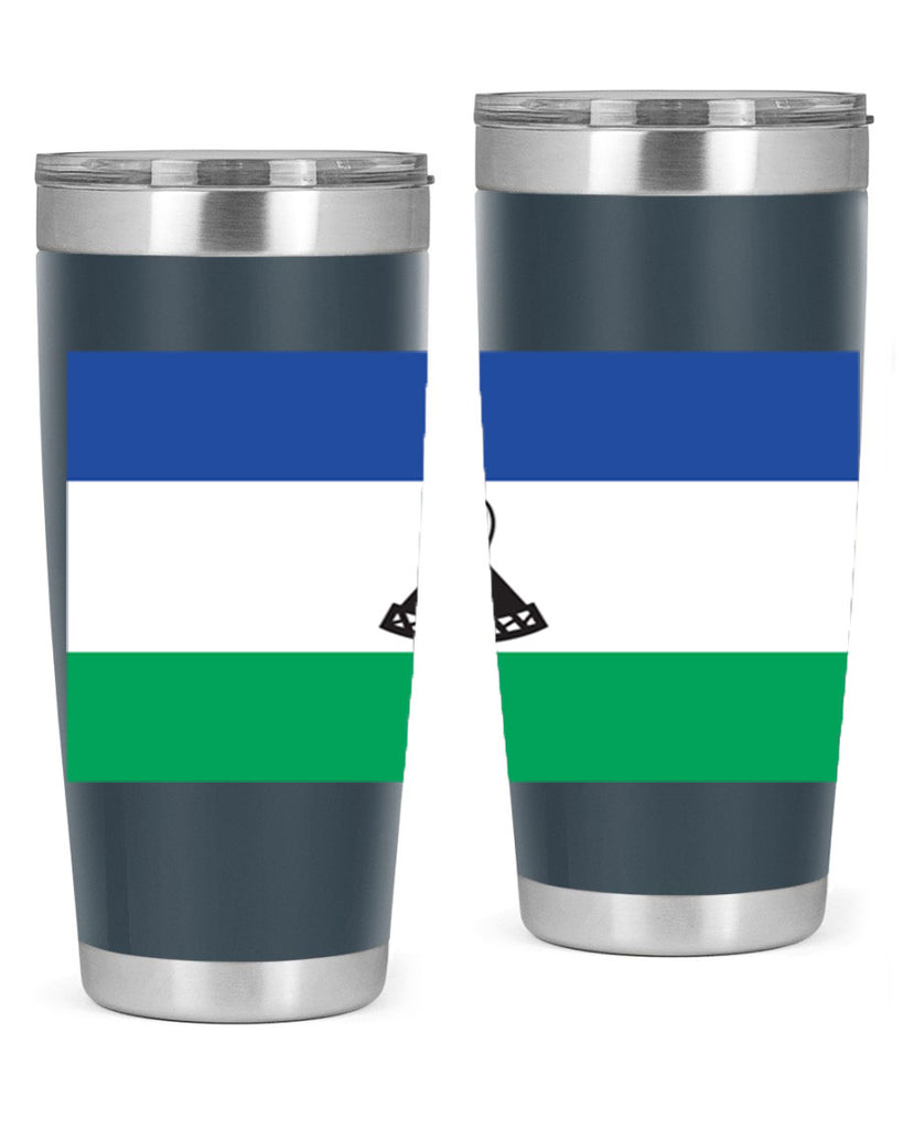Lesotho 102#- world flags- Tumbler