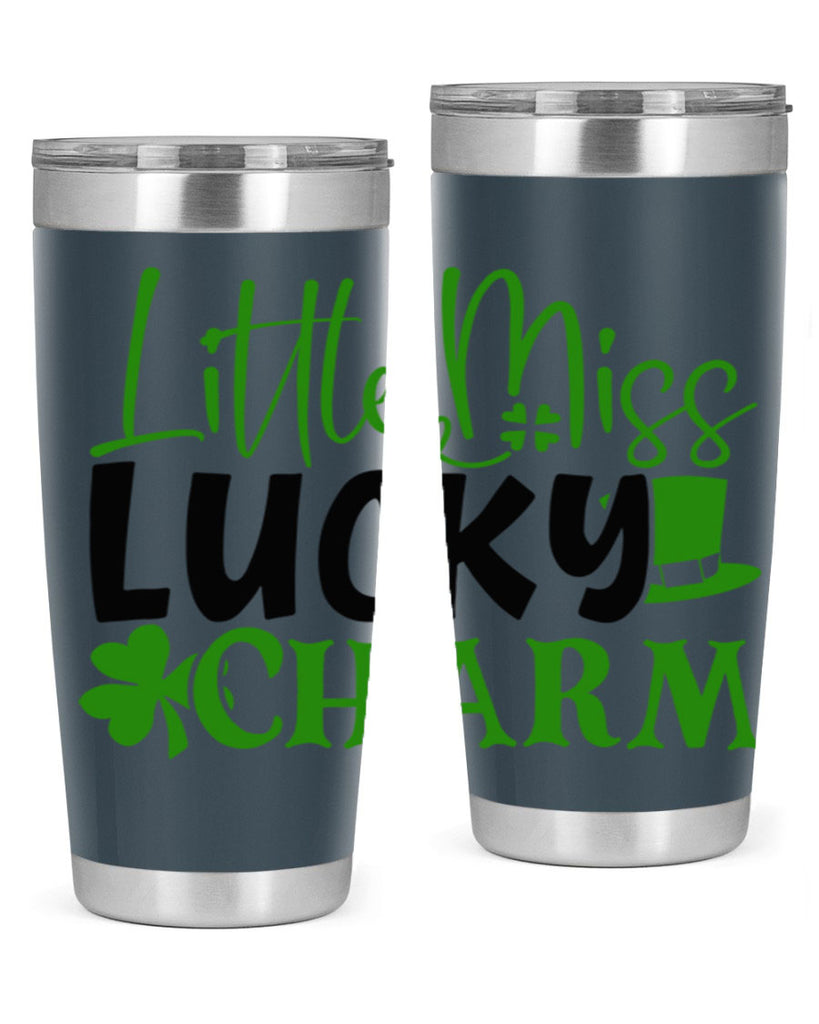 Little Miss Lucky Charm Style 154#- St Patricks Day- Tumbler