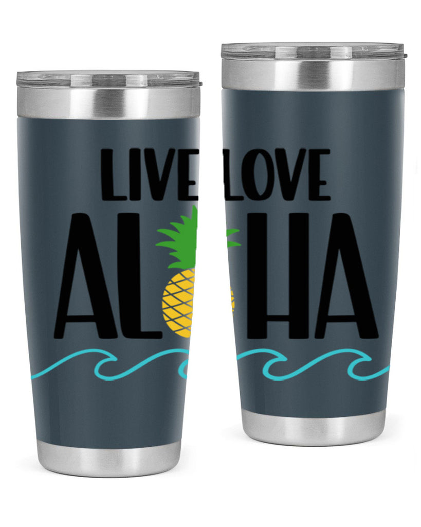 Live Love Aloha Style 30#- summer- Tumbler