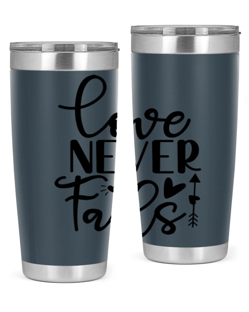 Love Never Fails 309#- winter- Tumbler