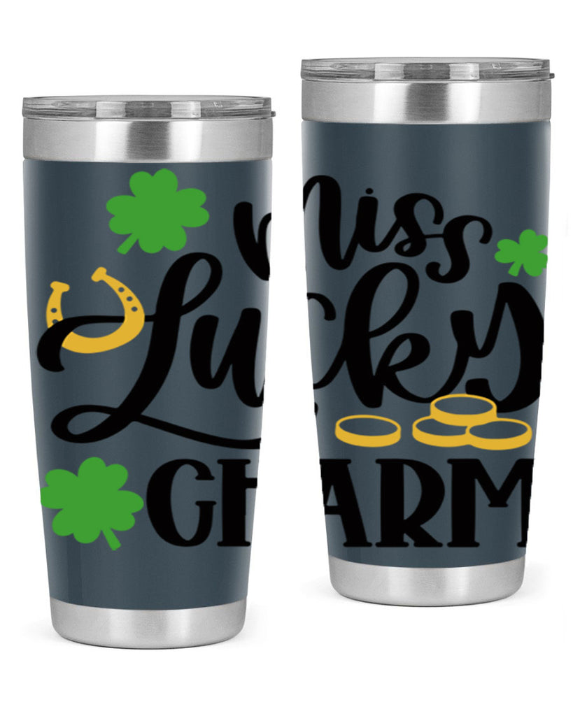 Miss Lucky Charm Style 47#- St Patricks Day- Tumbler