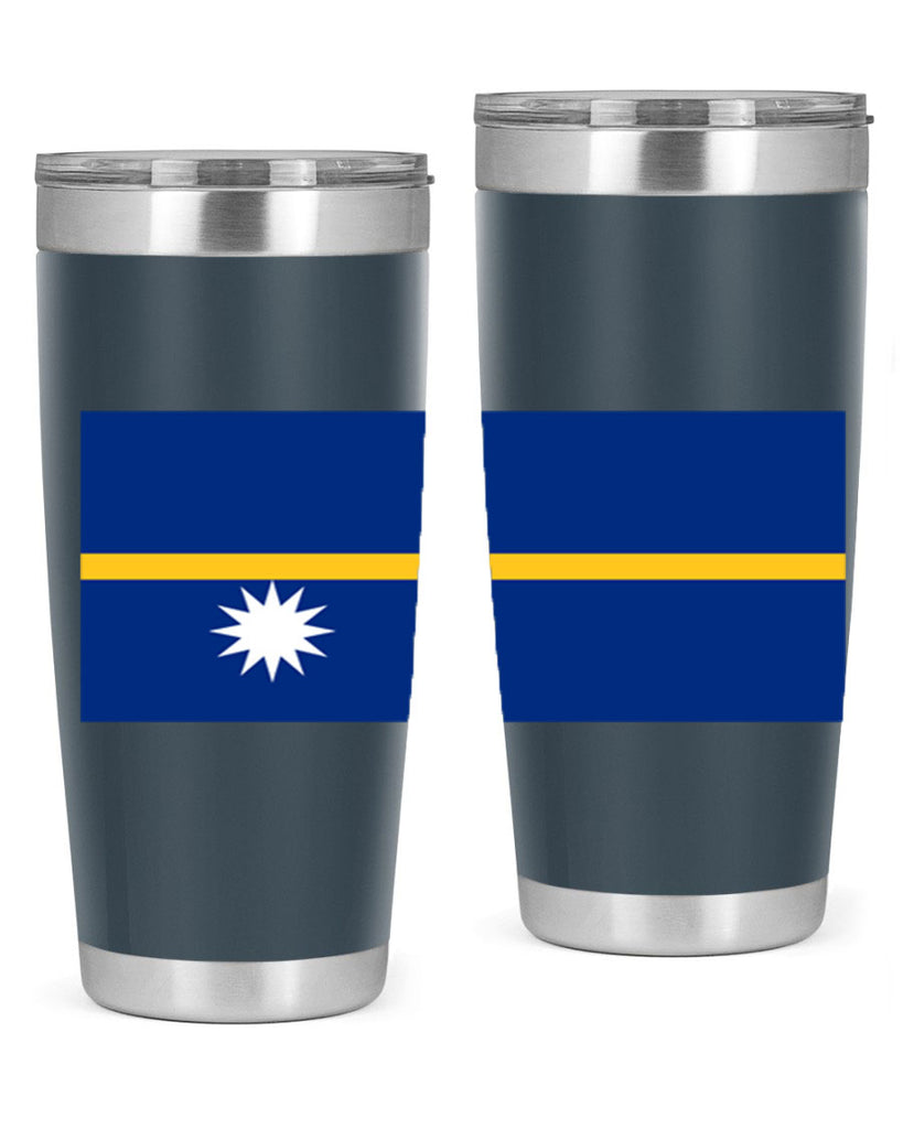 Nauru 77#- world flags- Tumbler