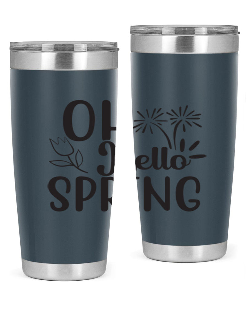 Oh hello spring 358#- spring- Tumbler