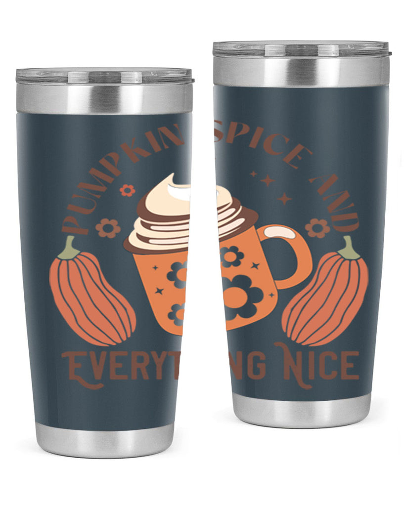 Pumpkin Spice And Everything Nice 539#- fall- Tumbler