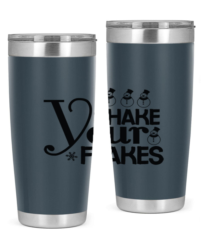 Shake Your Flakes 357#- winter- Tumbler