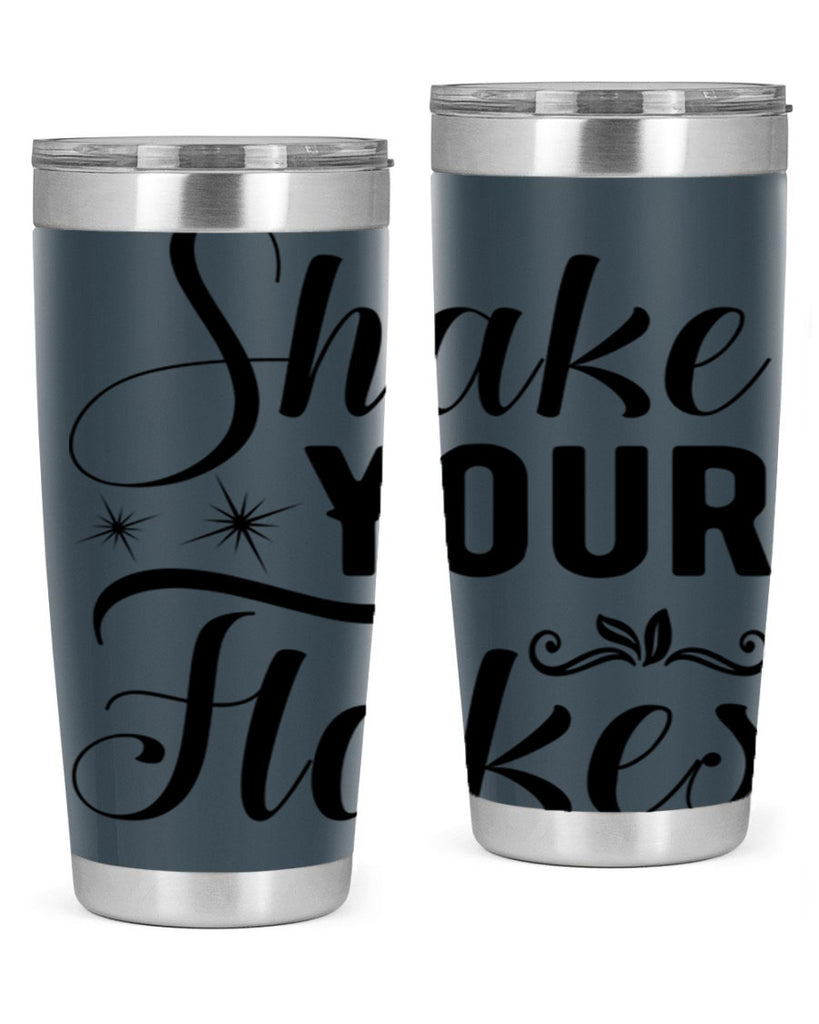 Shake Your Flakes 362#- winter- Tumbler