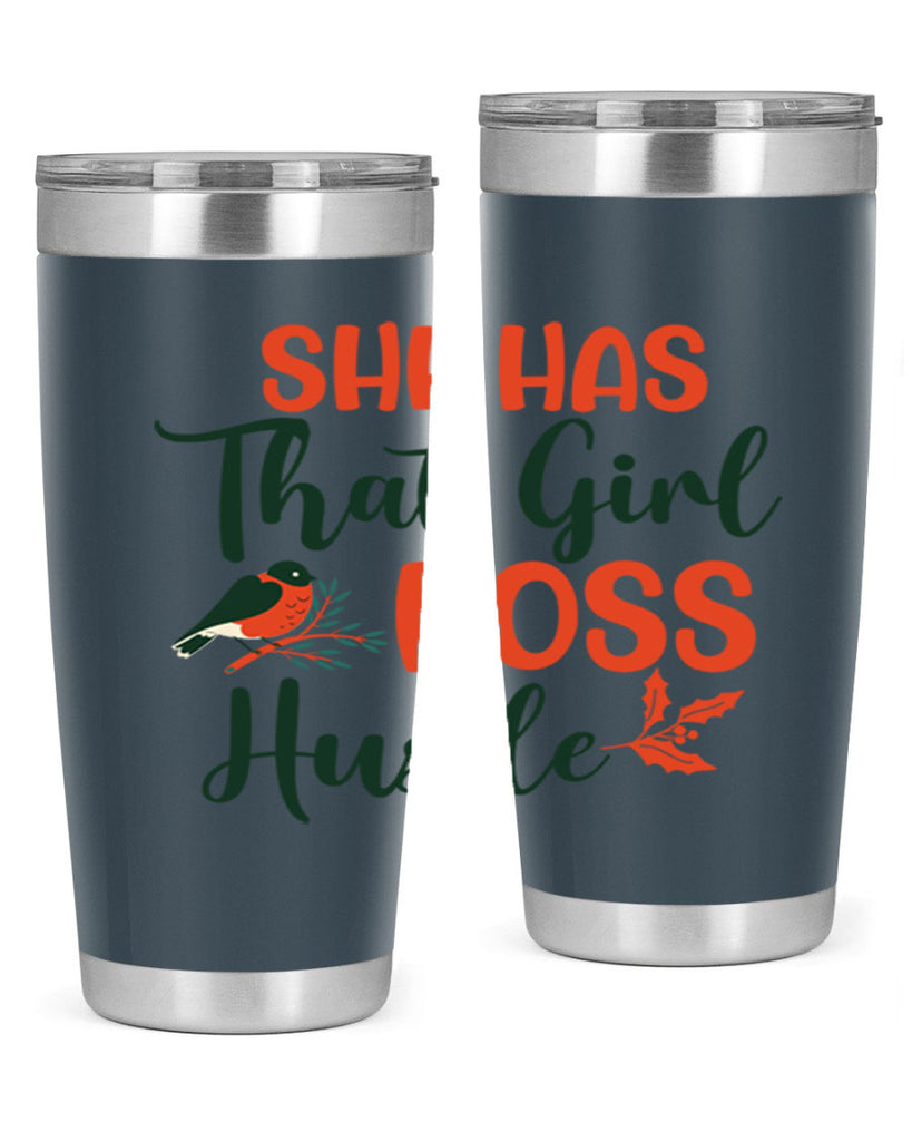 She Has That Girl Boss Hustle 363#- winter- Tumbler