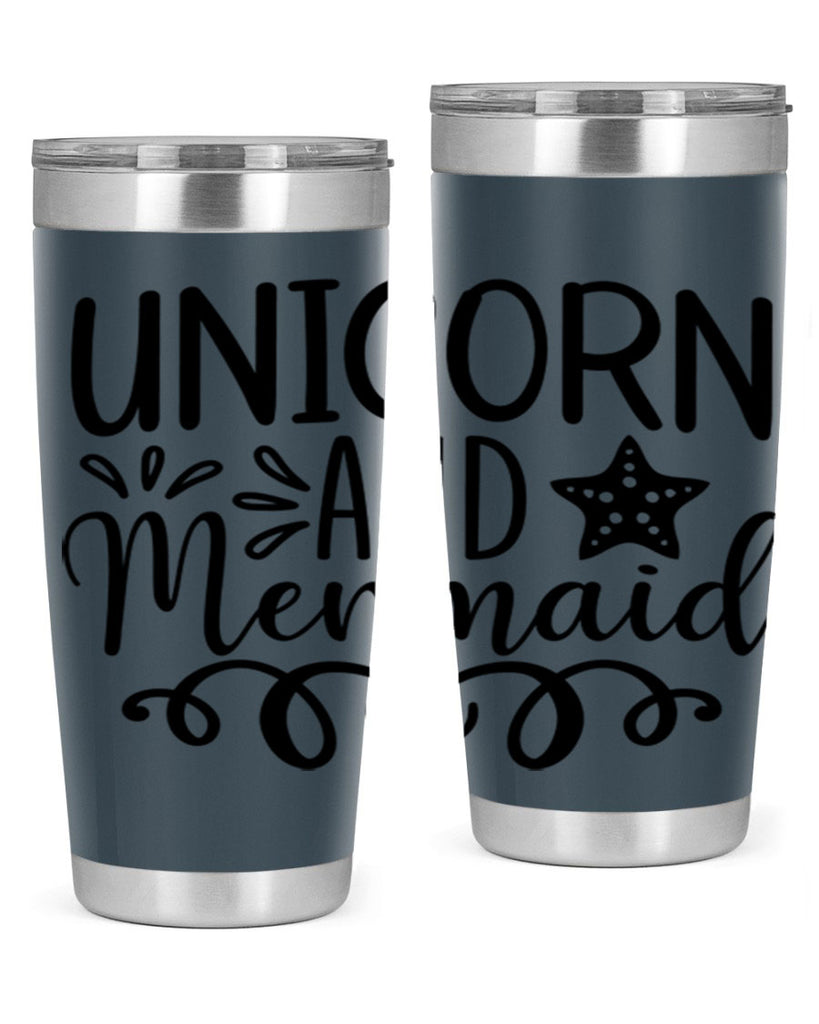 Unicorn And Mermaid 658#- mermaid- Tumbler
