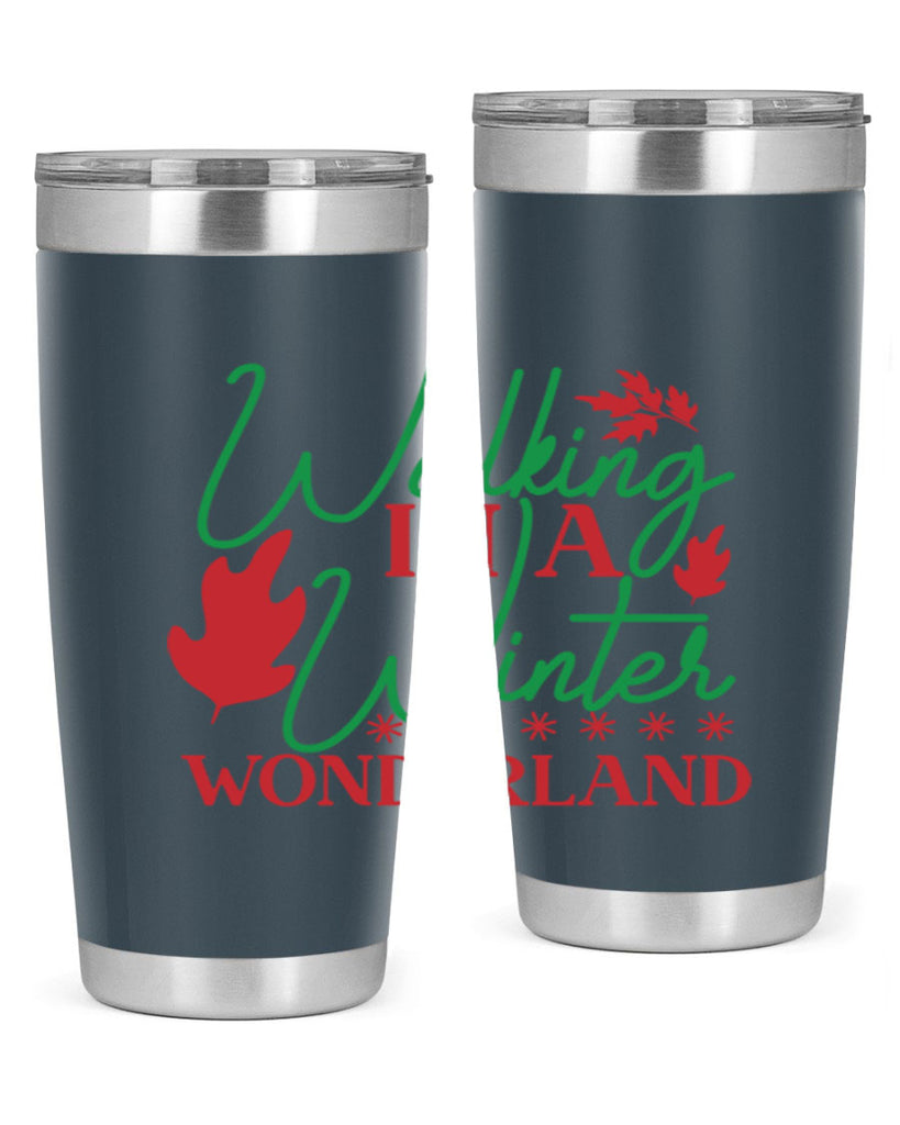 Walking In A Winter Wonderland 438#- winter- Tumbler