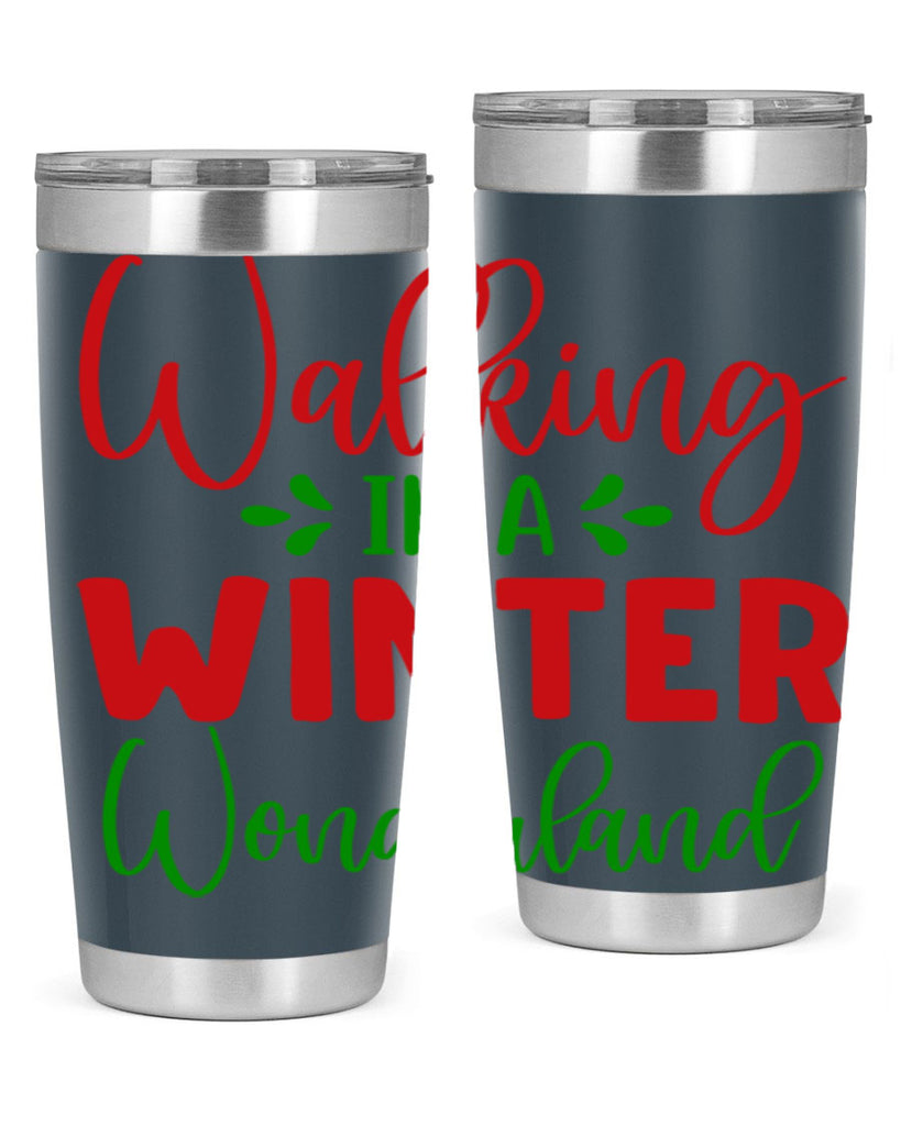 Walking in a Winter Wonderland 436#- winter- Tumbler