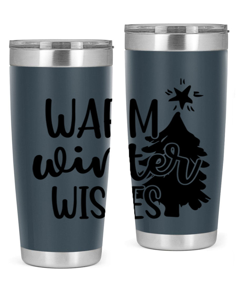 Warm Winter Wishes 451#- winter- Tumbler