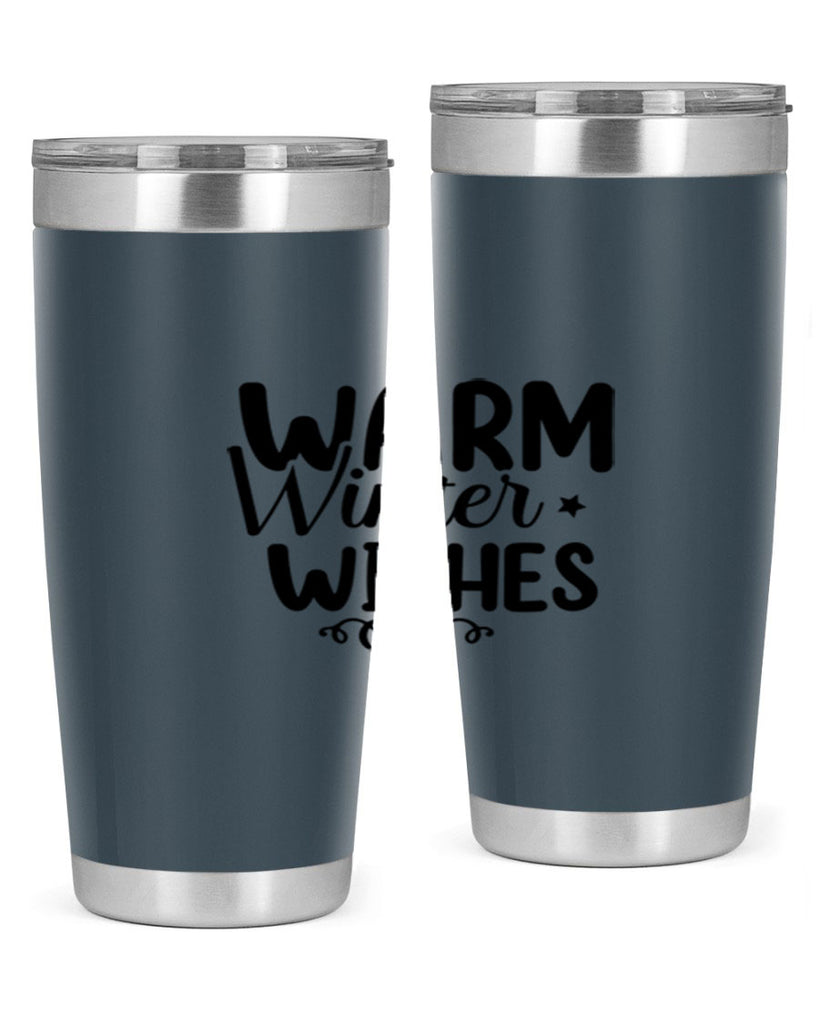 Warm Winter Wishes 453#- winter- Tumbler