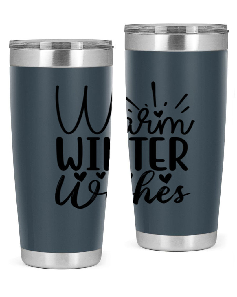 Warm Winter Wishes 454#- winter- Tumbler