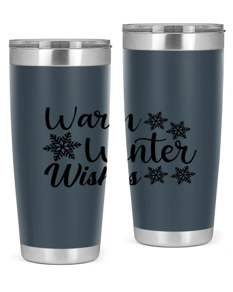 Warm Winter Wishes 466#- winter- Tumbler