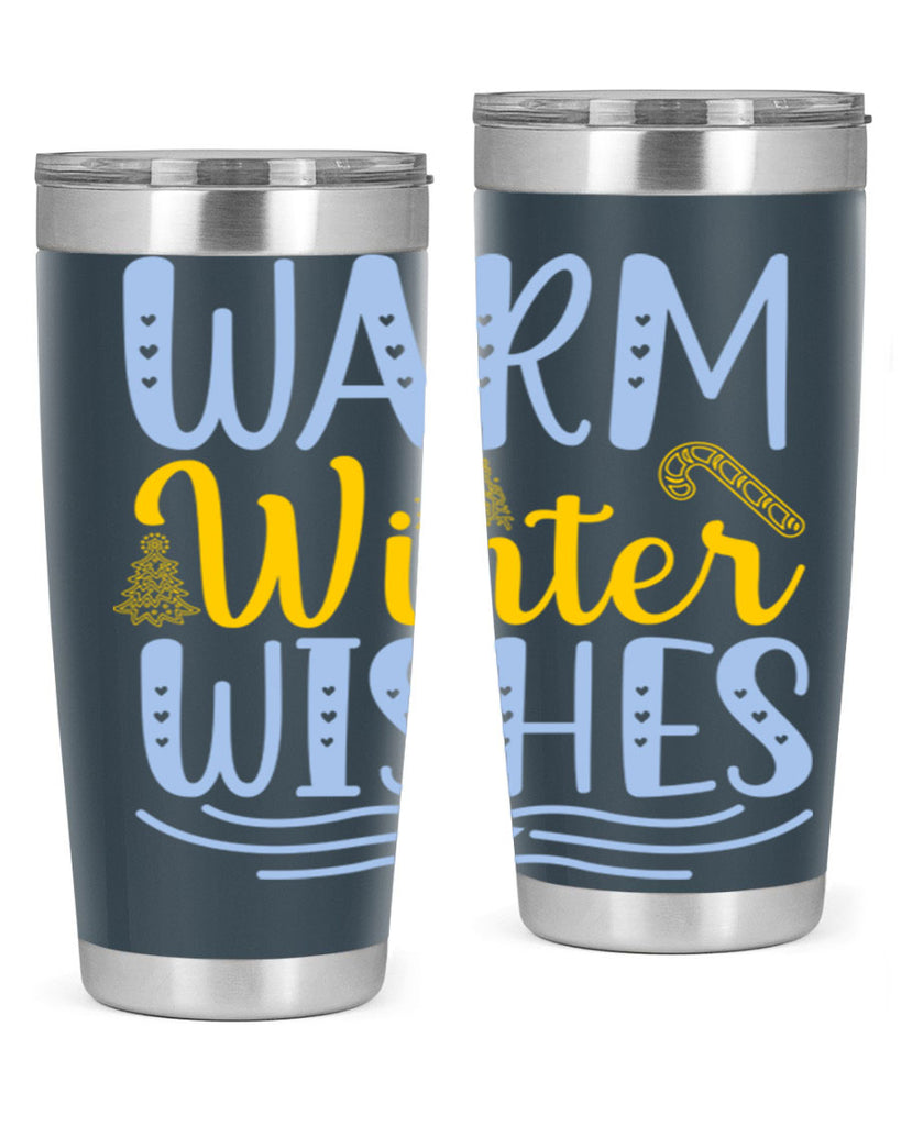 Warm winter wishes 449#- winter- Tumbler