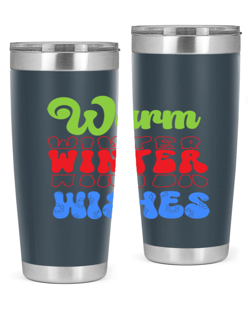 Warm winter wishes 458#- winter- Tumbler