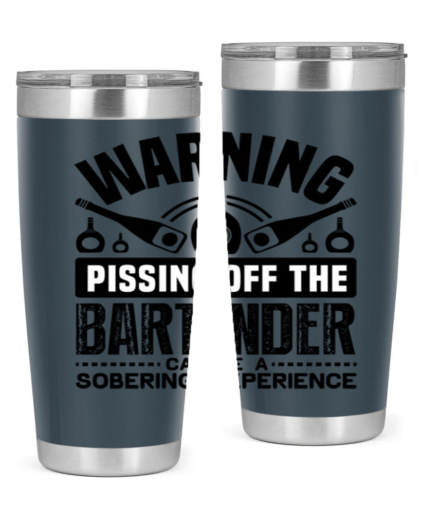 Warning Style 10#- bartender- tumbler
