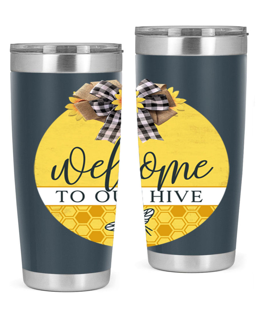 Welcome to our Hive complete yellow Mockup589#- spring- Tumbler