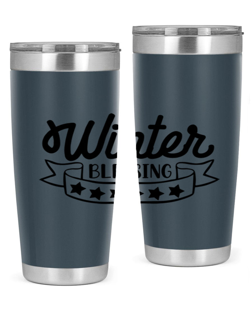 Winter Blessing 485#- winter- Tumbler