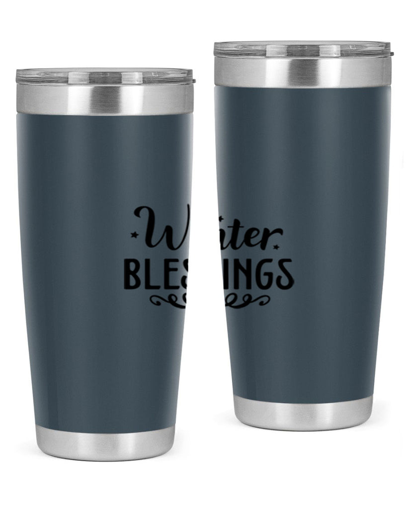 Winter Blessings 490#- winter- Tumbler