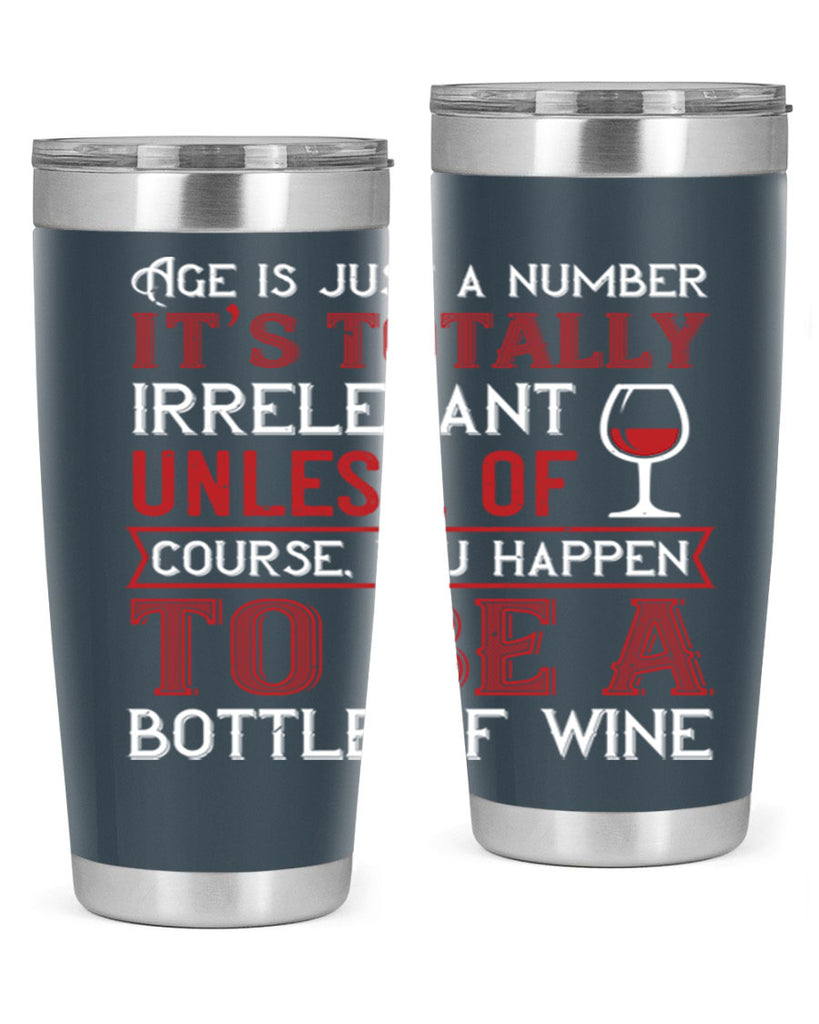 age is just a number its totaly 92#- wine- Tumbler