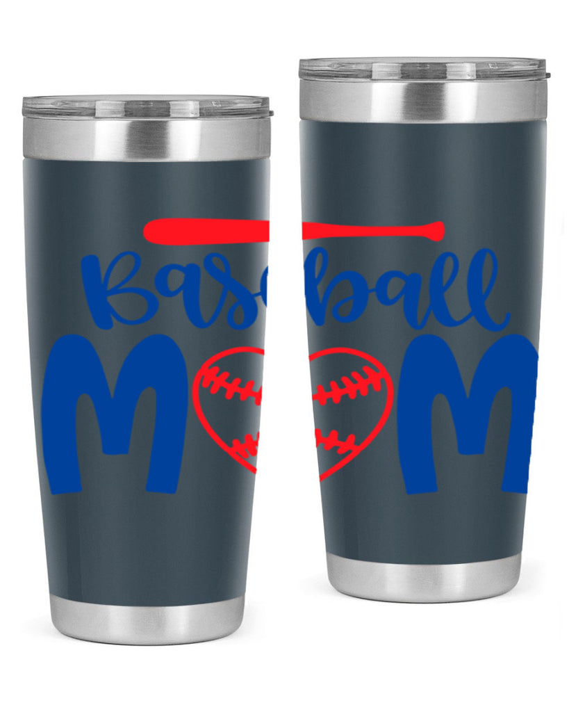 baseball mom 2077#- baseball- Tumbler