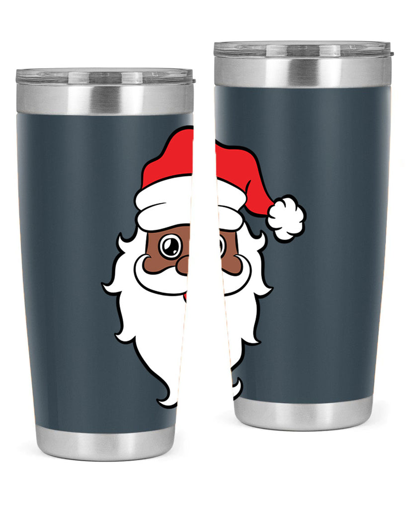 black santa 25#- black men - boys- tumbler