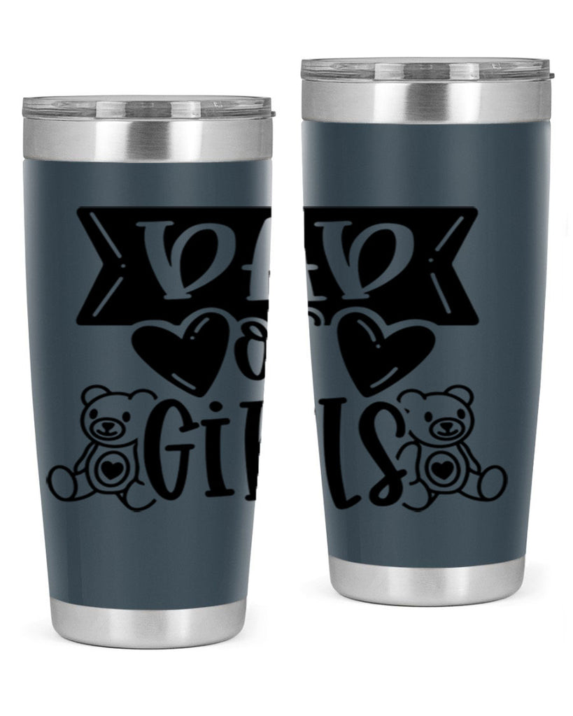 dad of girls 60#- fathers day- Tumbler