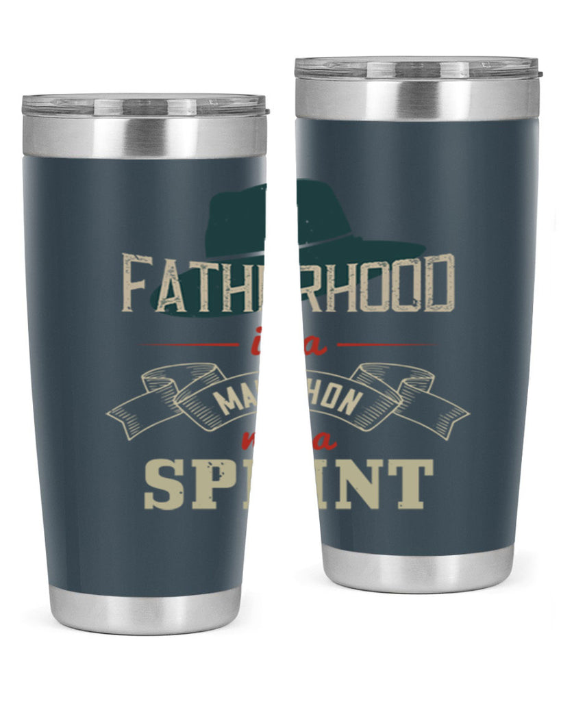 fatherhood is a marathon 227#- fathers day- Tumbler