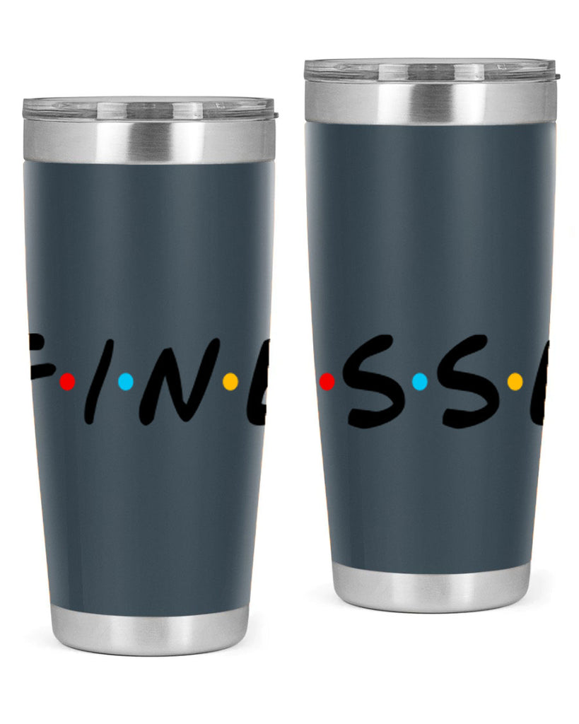 finesse 156#- black words phrases- Cotton Tank