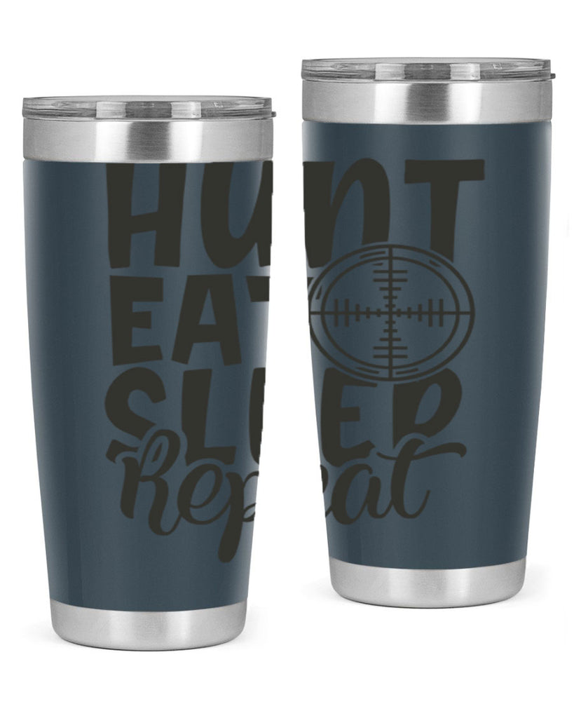 hunt eat sleep repeat 11#- hunting- Tumbler